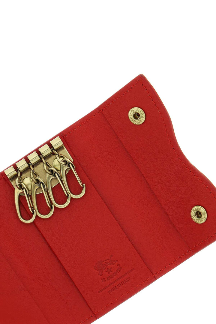 Leather Key Holder - Il Bisonte - Women