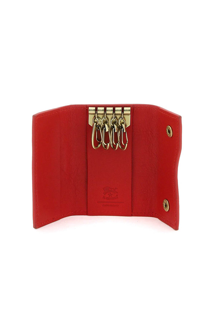 Leather Key Holder - Il Bisonte - Women