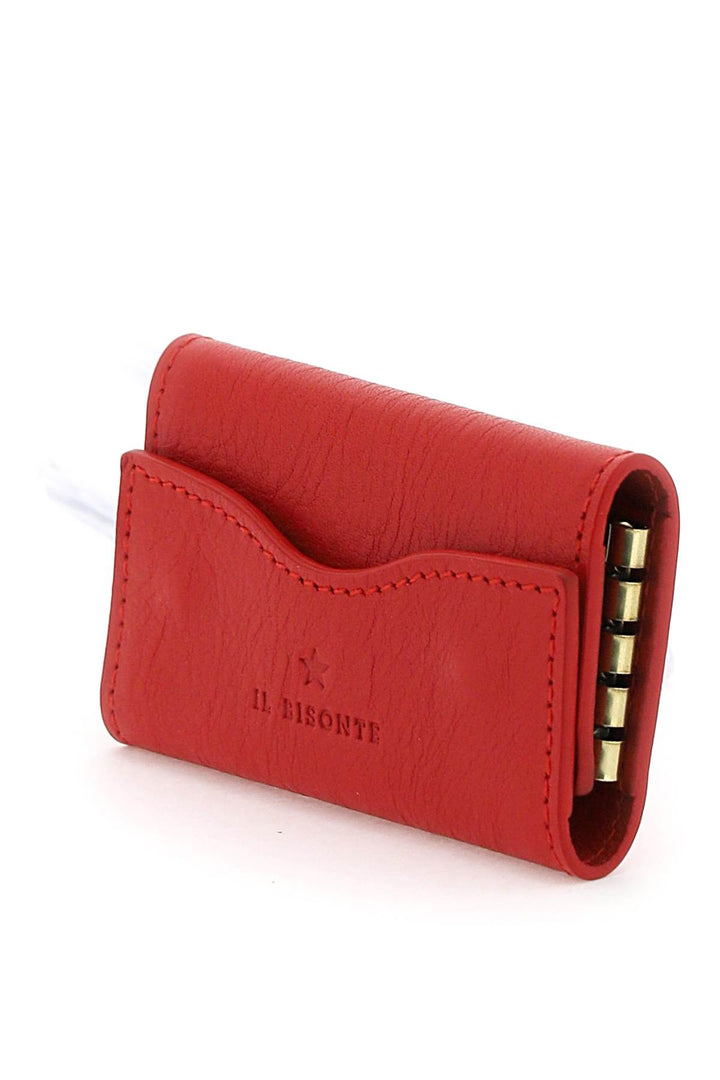 Leather Key Holder - Il Bisonte - Women