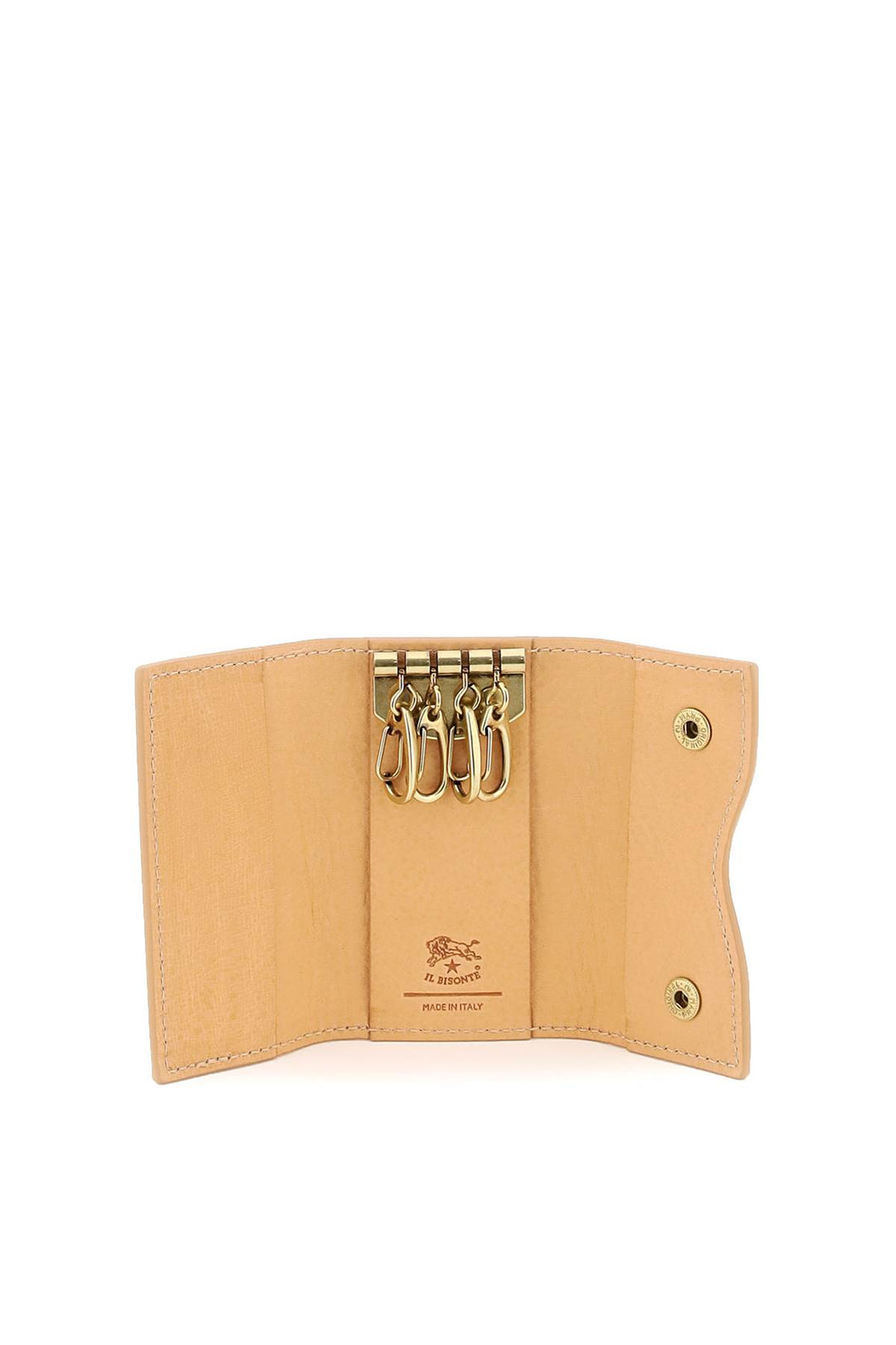 Leather Key Holder - Il Bisonte - Women