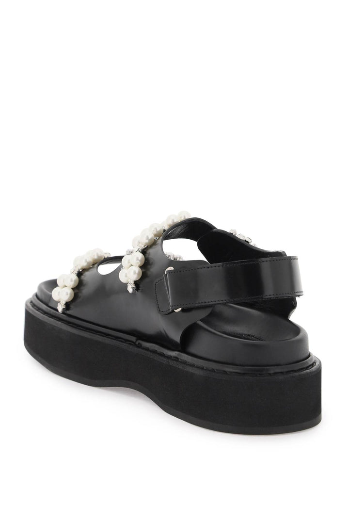 Sandali Plateau Con Perle E Cristalli - Simone Rocha - Women