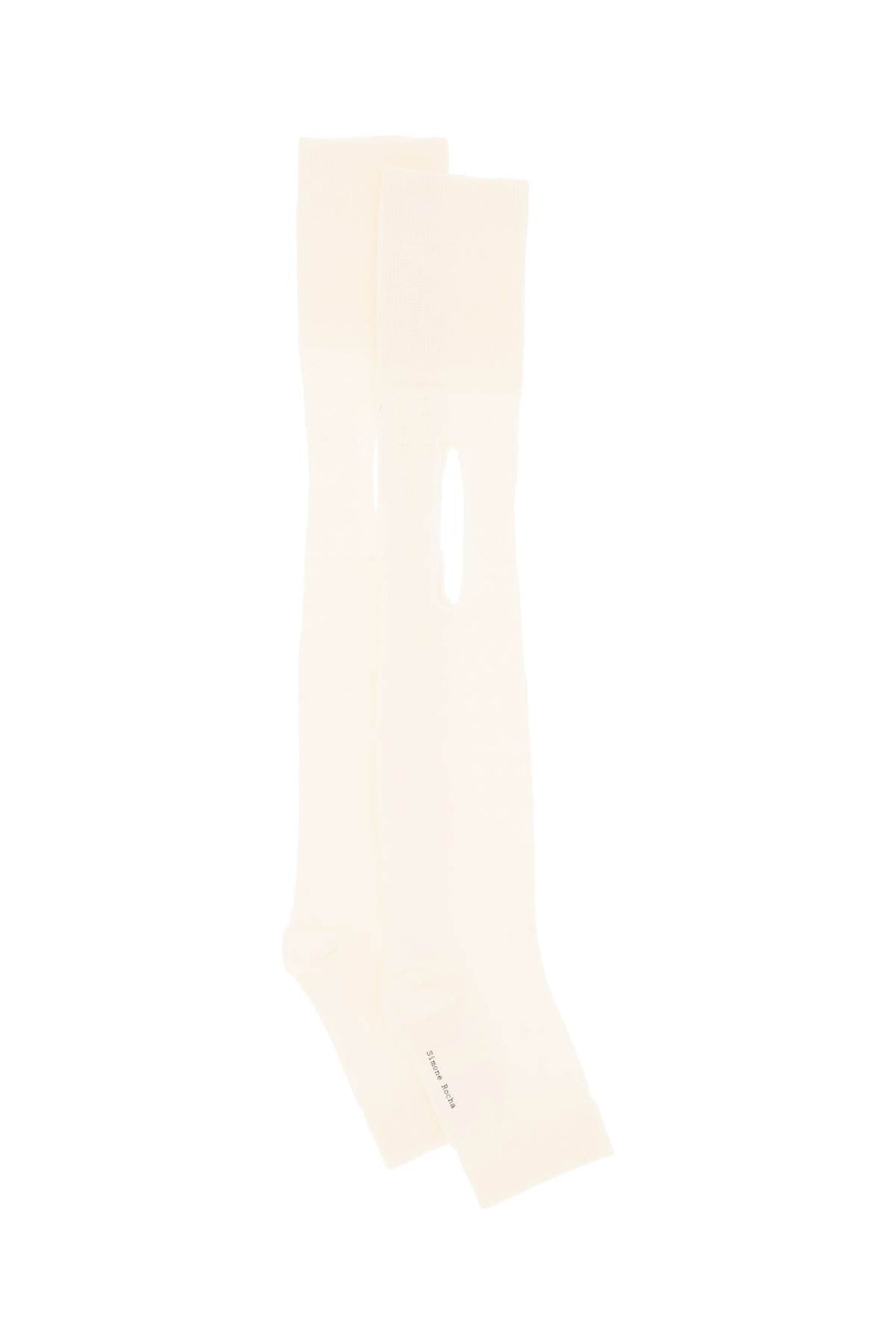 Open Toe Pointelle Socks - Simone Rocha - Women