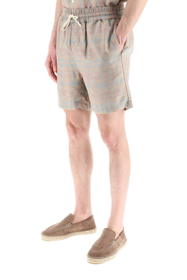 Cotton Viscose 'Resort' Shorts - Portuguese Flannel - Men