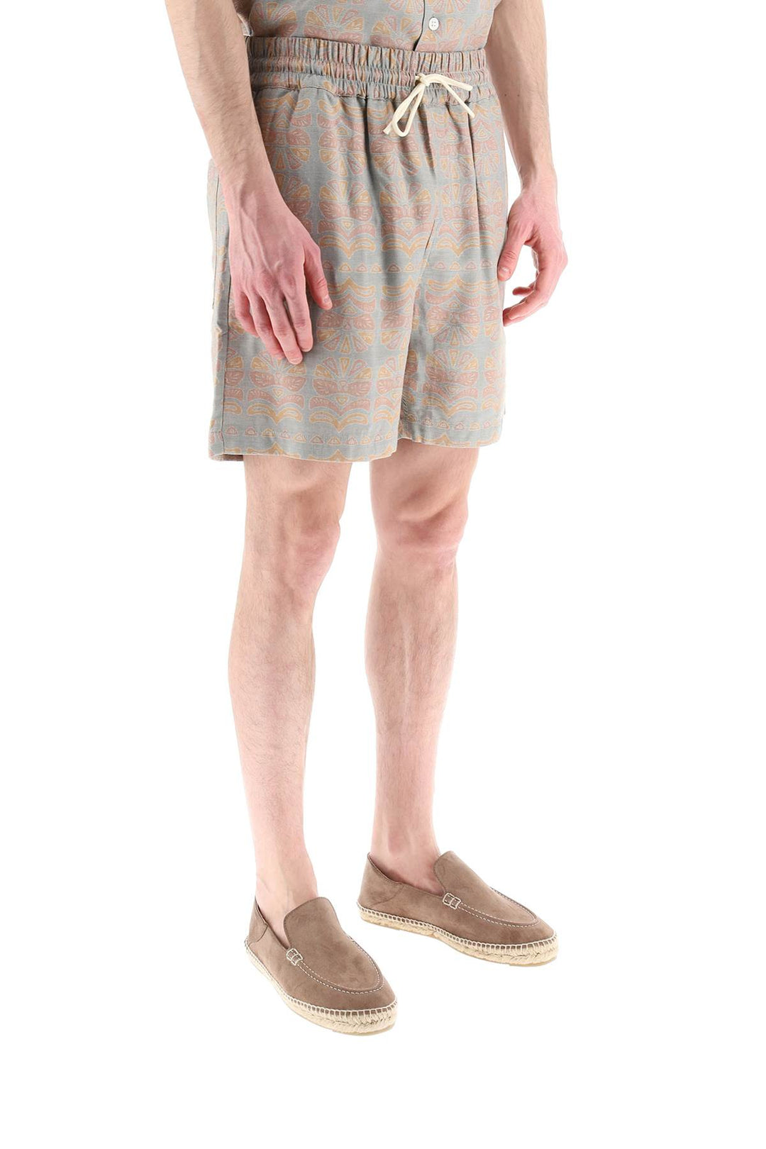 Cotton Viscose 'Resort' Shorts - Portuguese Flannel - Men