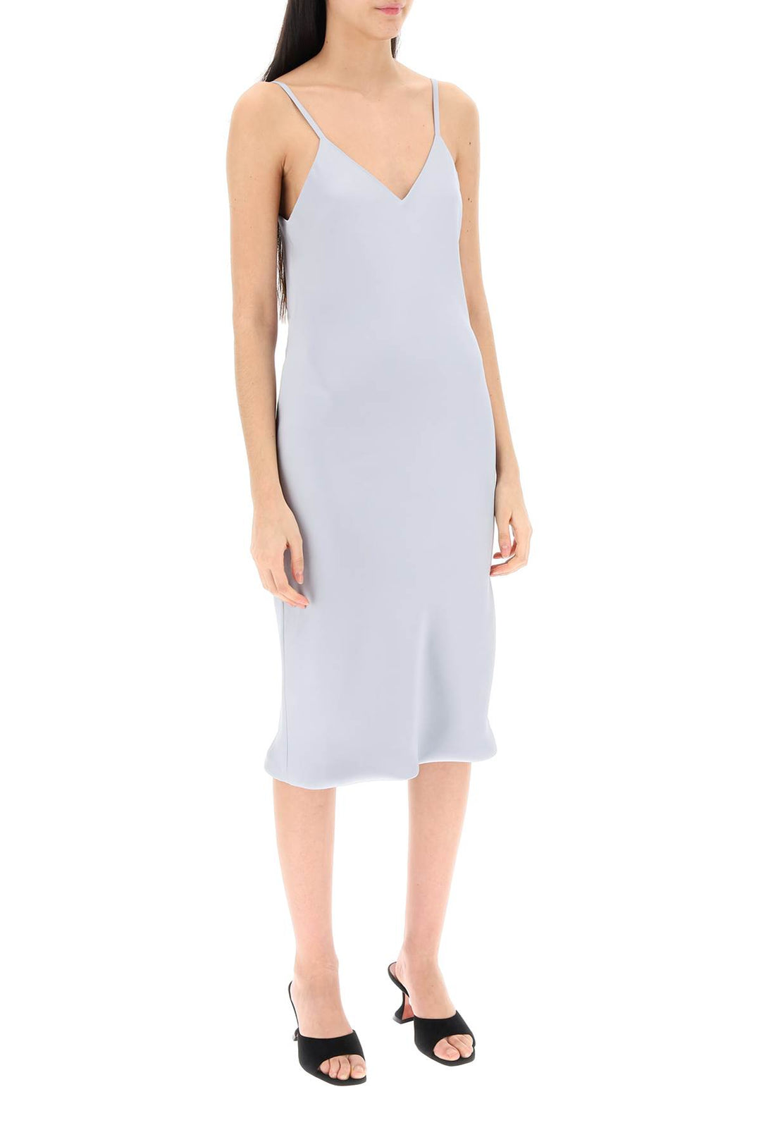 Crepe Satin Slip Dress - Norma Kamali - Women