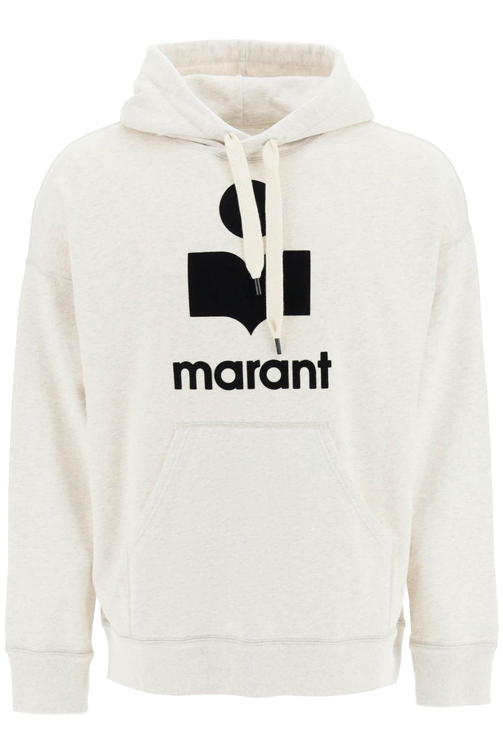 'Miley' Hoodie With Flocked Logo - Marant - Men