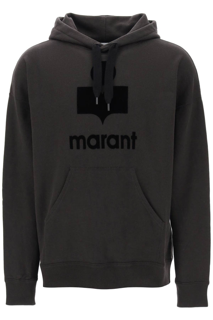 'Miley' Hoodie With Flocked Logo - Marant - Men