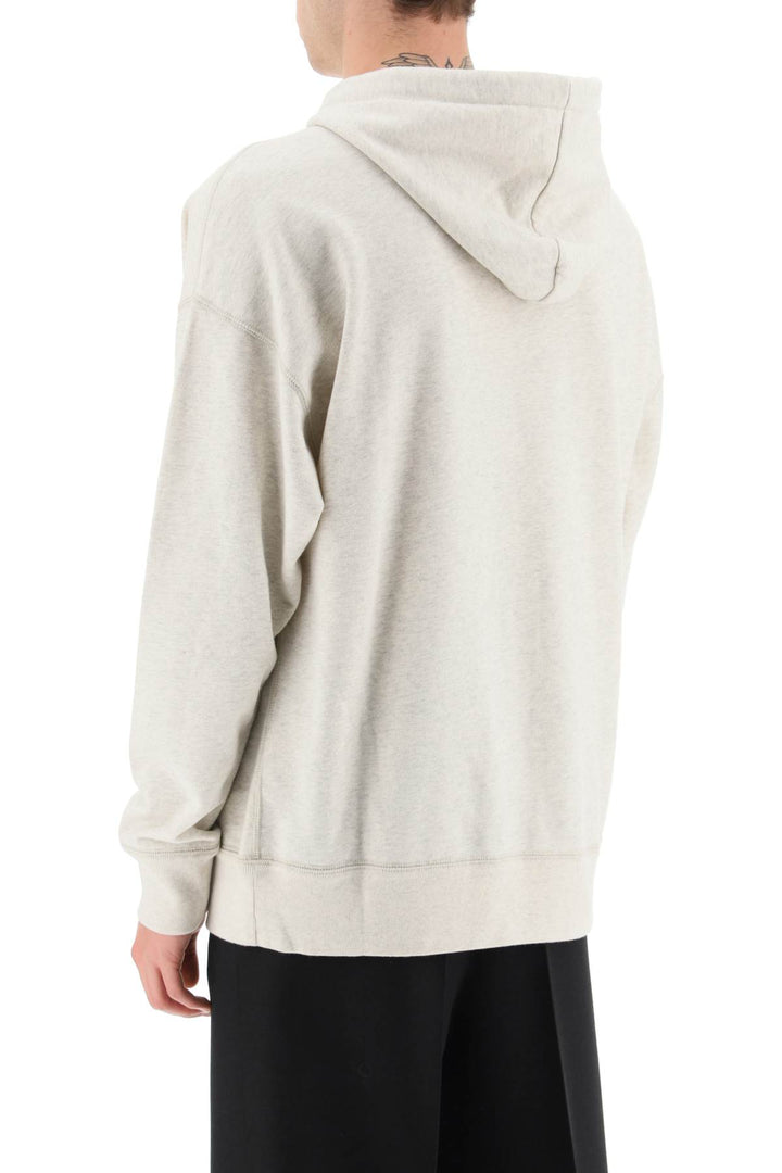 'Miley' Hoodie With Flocked Logo - Marant - Men