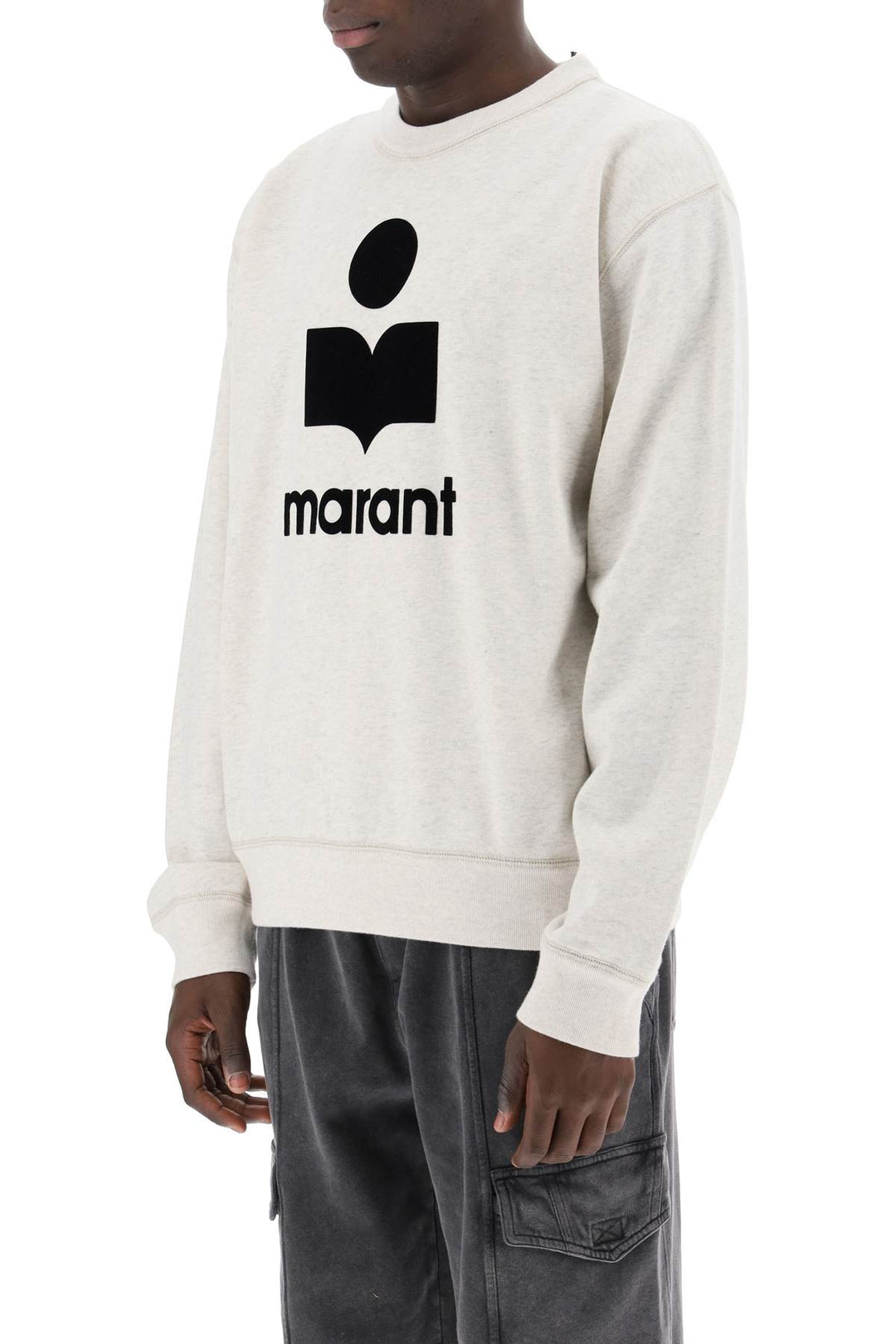 Mikoy Flocked Logo Sweatshirt - Marant - Men