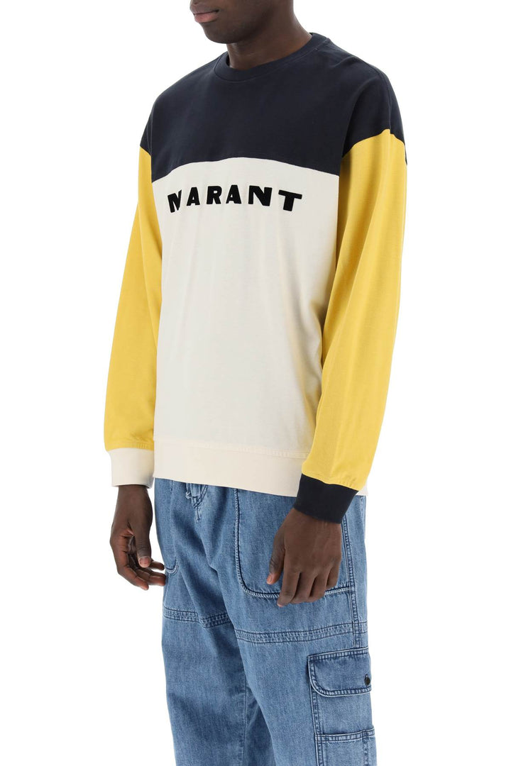 Aftone Color Block Pique Sweatshirt - Marant - Men