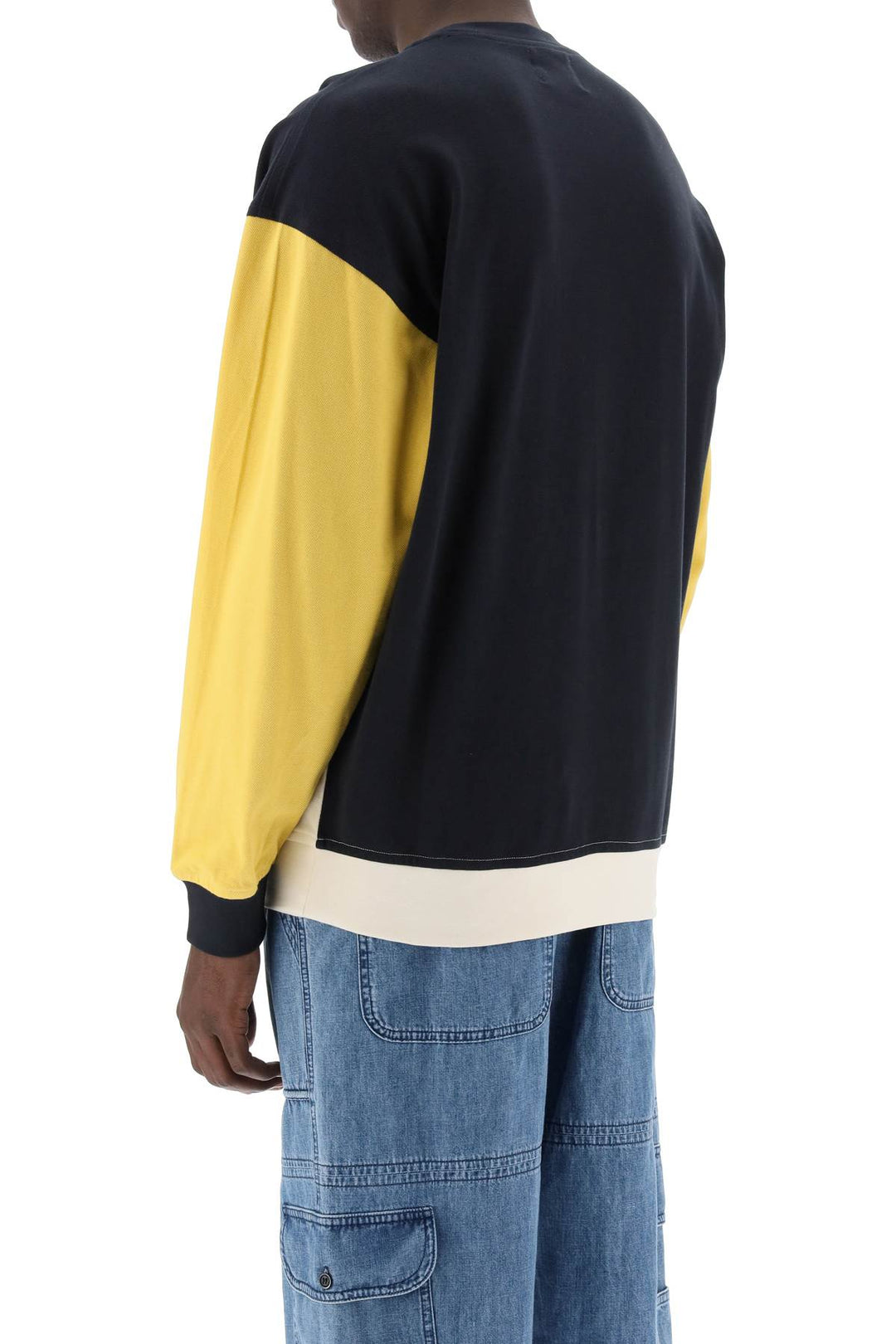 Aftone Color Block Pique Sweatshirt - Marant - Men