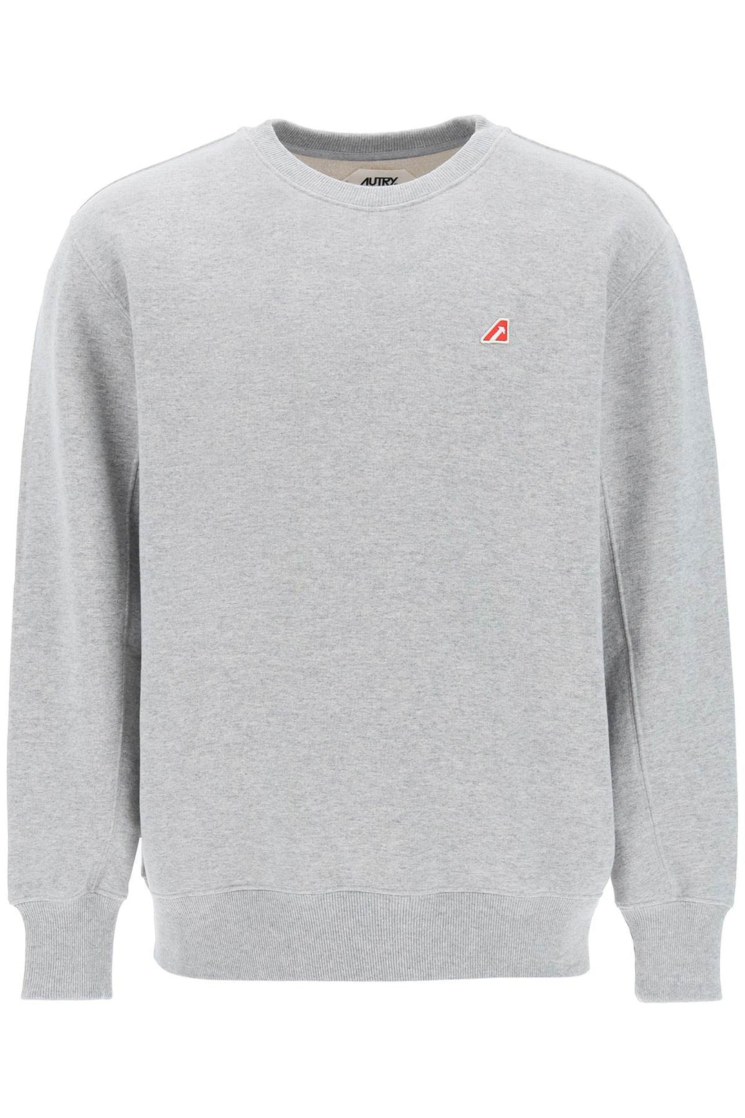 Crew Neck Sweatshirt With Logo Patch - Autry - Men