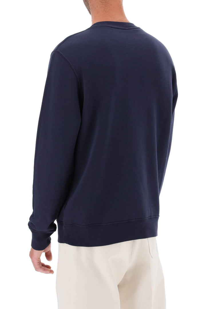 Crew Neck Sweatshirt With Logo Print - Autry - Men