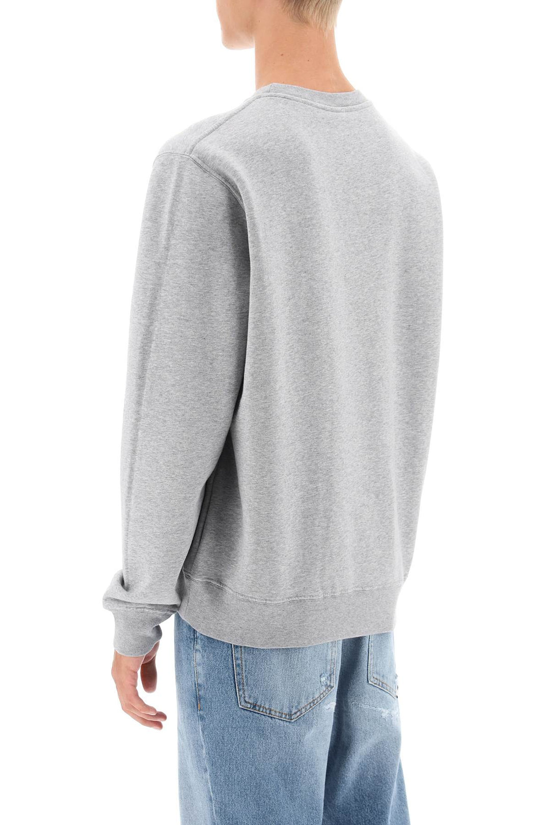 Crew Neck Sweatshirt With Logo Print - Autry - Men