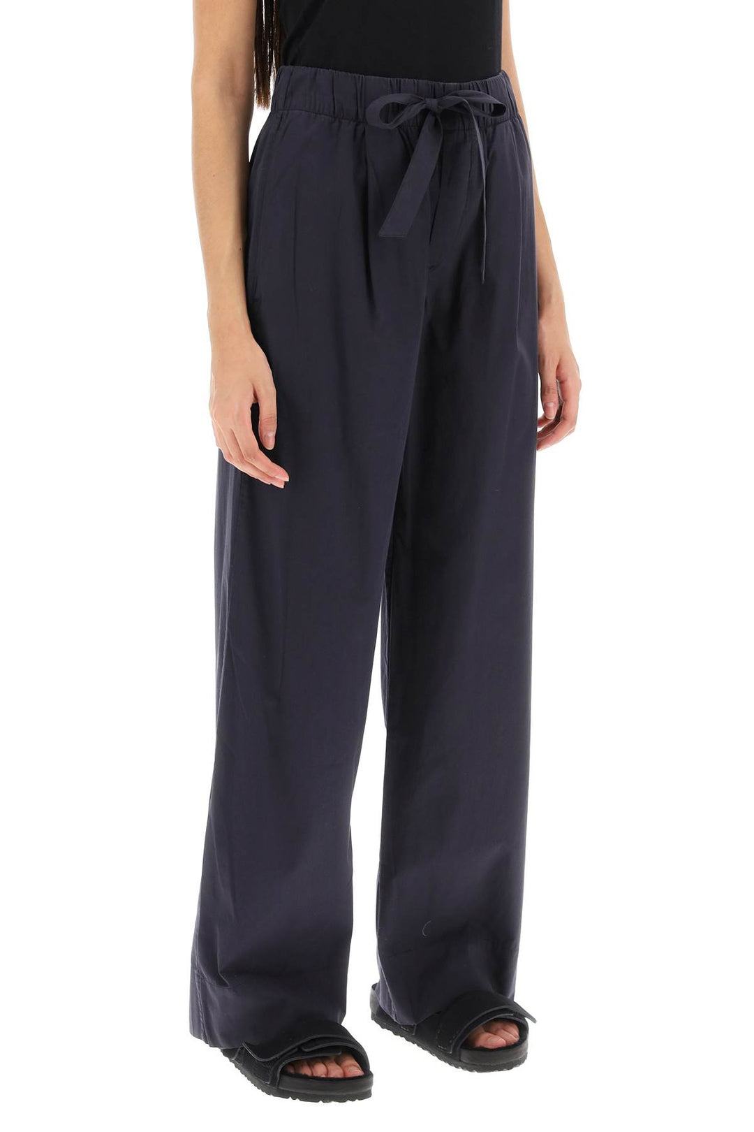 Pajama Pants In Organic Poplin - Birkenstock X Tekla - Women