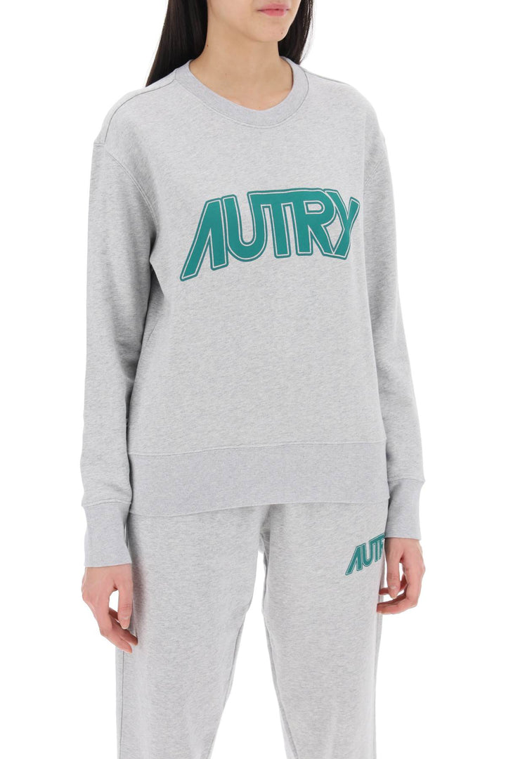 Sweatshirt With Maxi Logo Print - Autry - Women