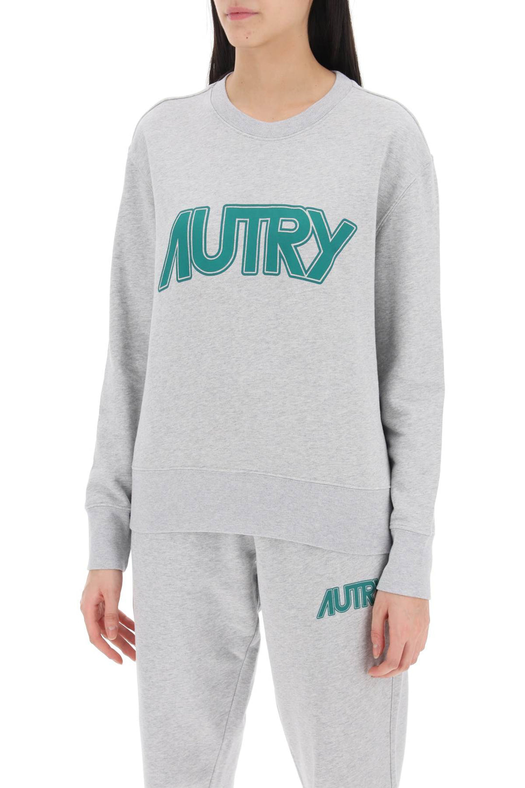 Sweatshirt With Maxi Logo Print - Autry - Women