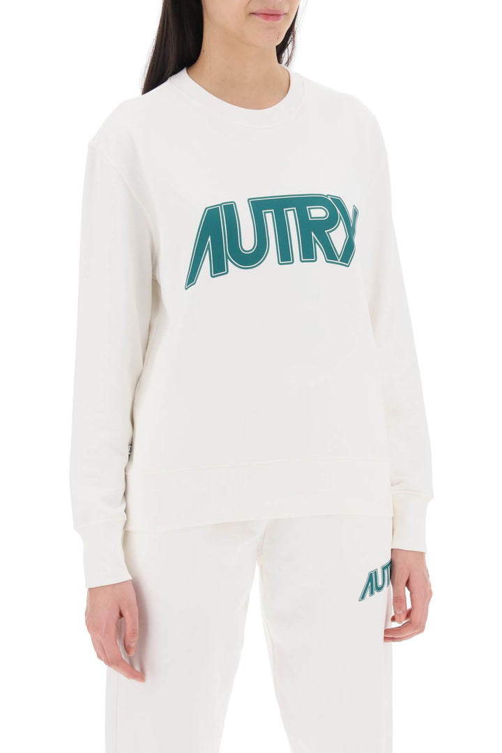 Sweatshirt With Maxi Logo Print - Autry - Women