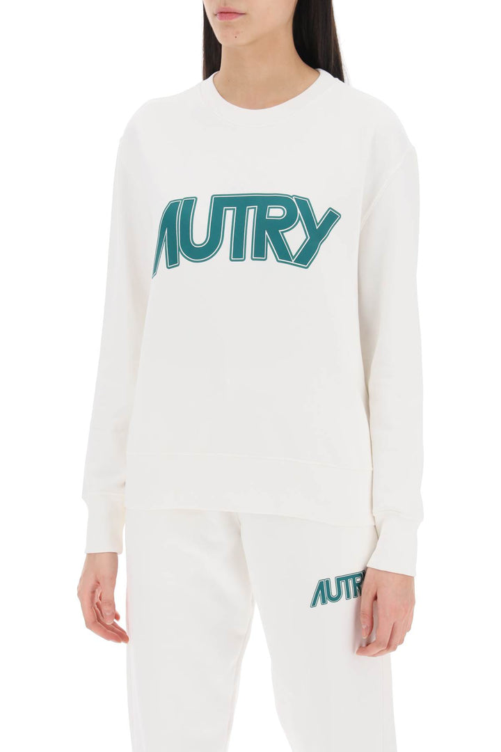 Sweatshirt With Maxi Logo Print - Autry - Women