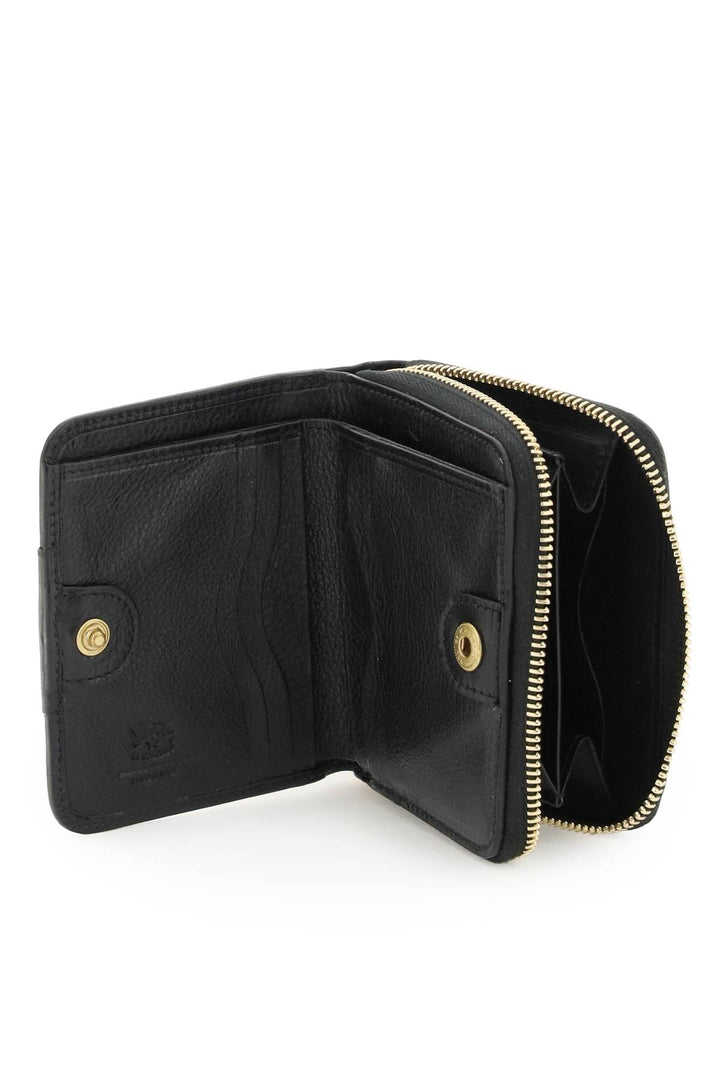 Leather Wallet With Ribbon - Il Bisonte - Women