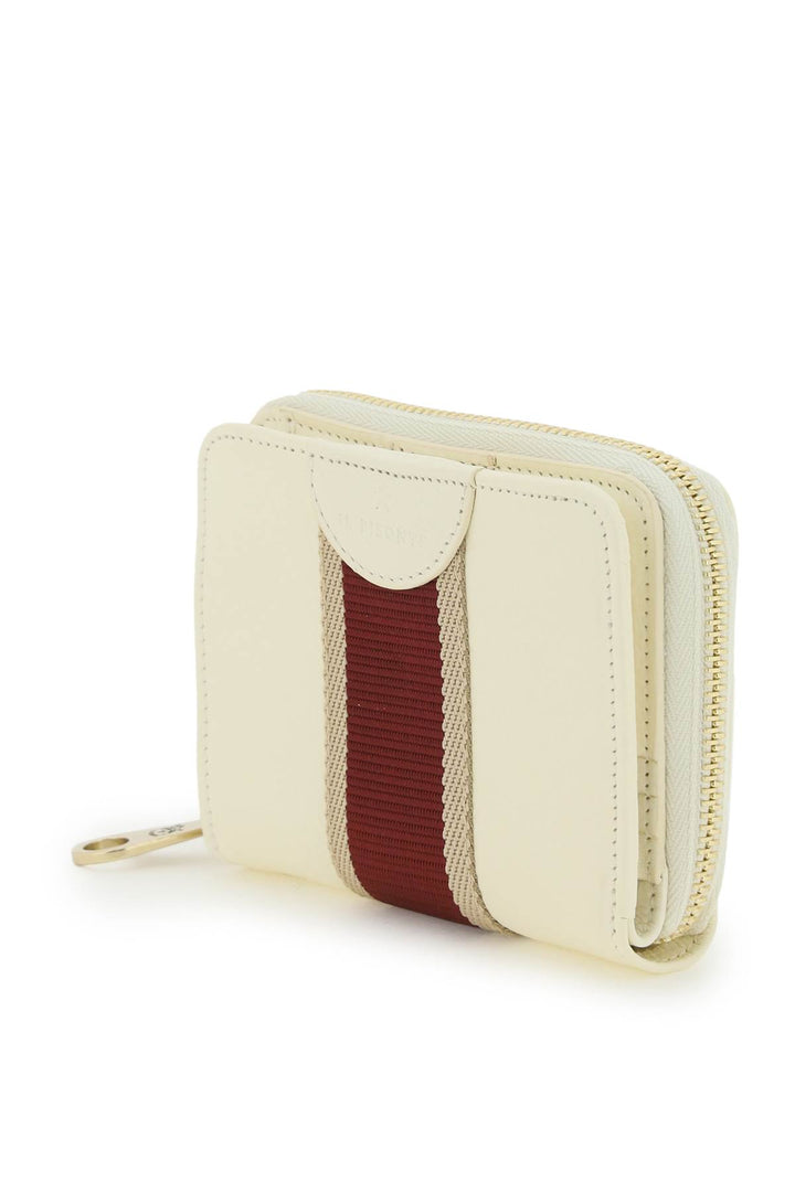 Leather Wallet With Ribbon - Il Bisonte - Women