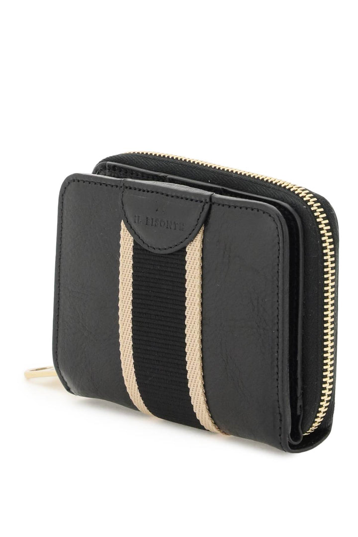 Leather Wallet With Ribbon - Il Bisonte - Women