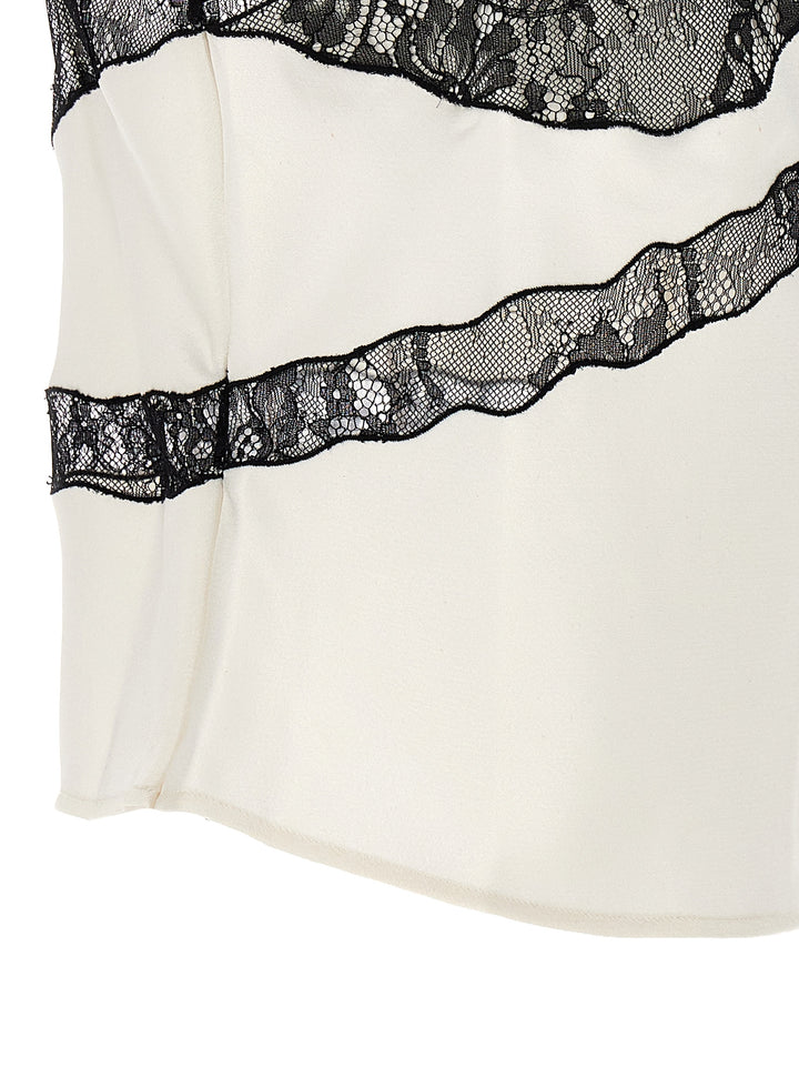 Narcisa Tops White/Black