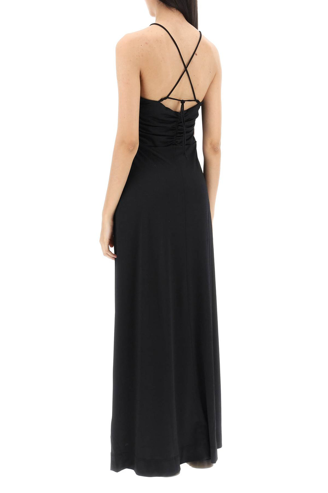 Crepe Jersey Maxi Dress - Ganni - Women