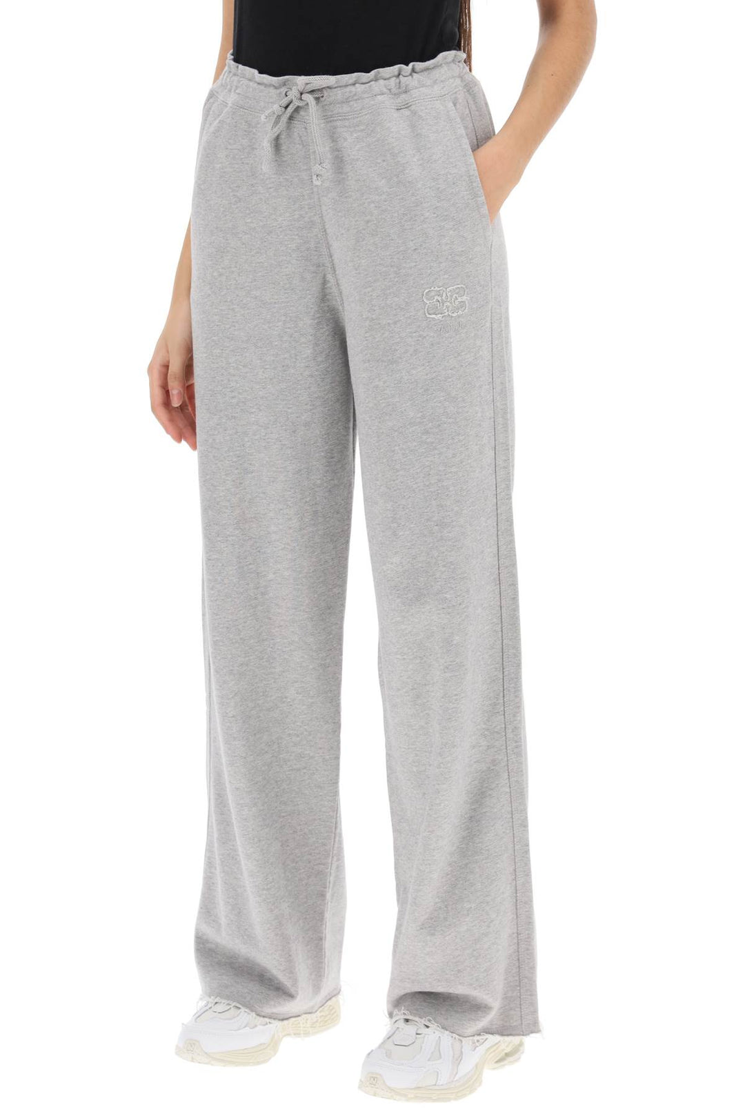 Wide Leg Joggers - Ganni - Women