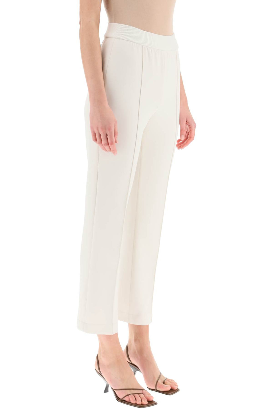 Technical Cotton Jersey Pants - Agnona - Women