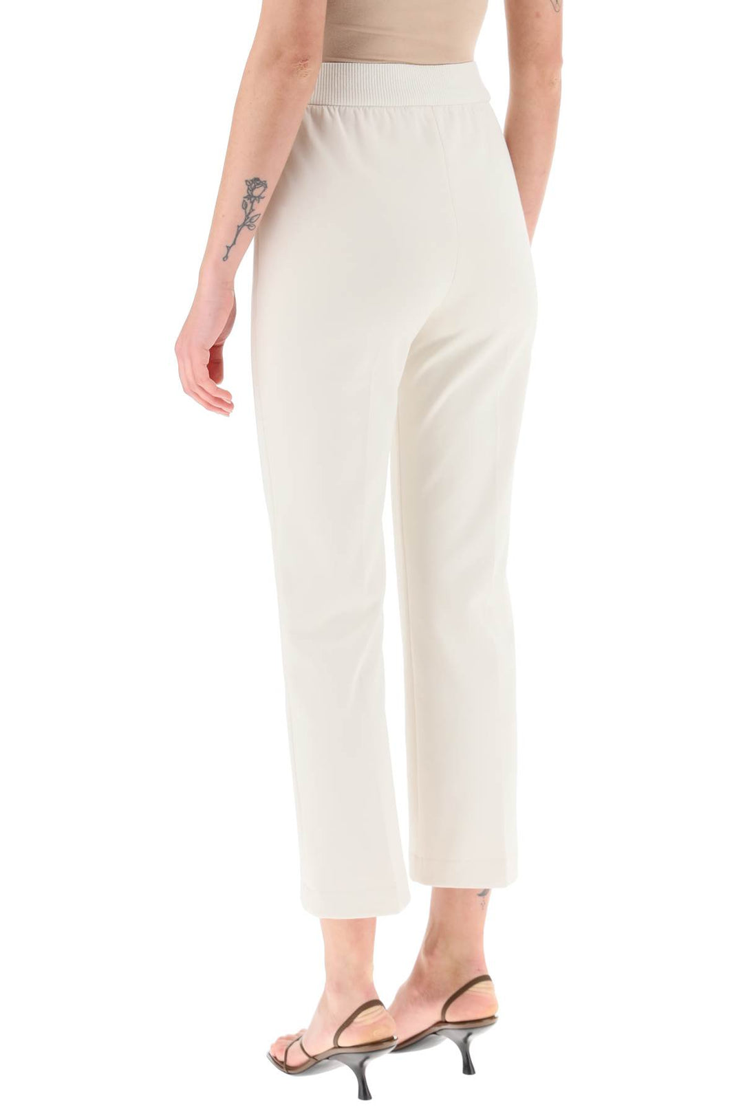 Technical Cotton Jersey Pants - Agnona - Women