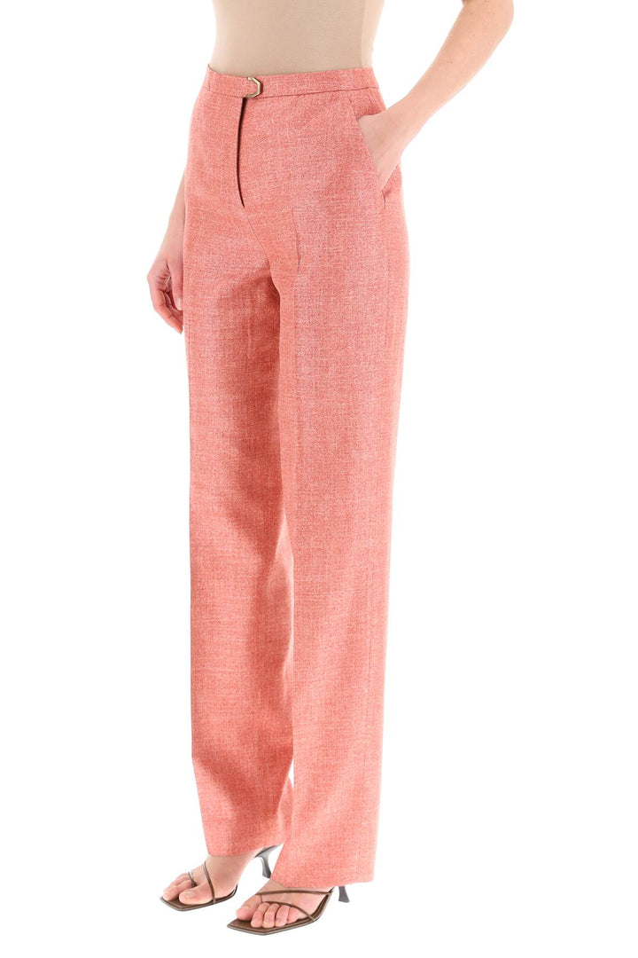 Silk, Wool And Linen Trousers - Agnona - Women