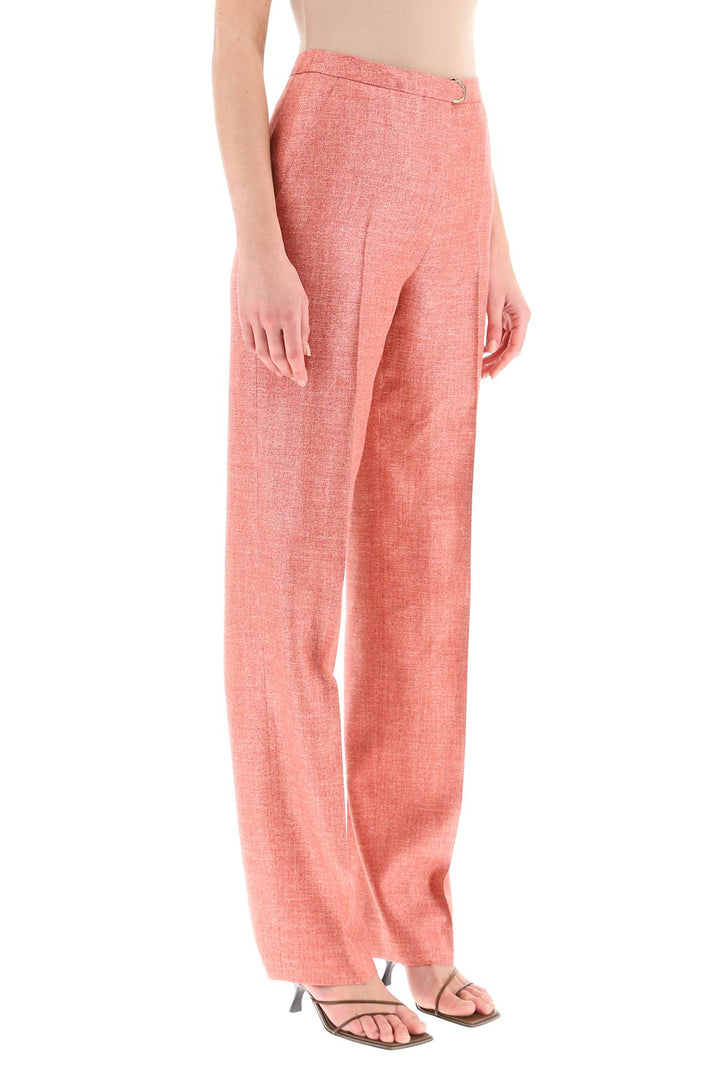 Silk, Wool And Linen Trousers - Agnona - Women