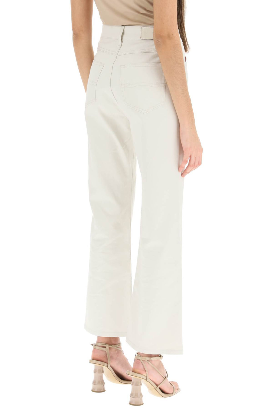 Cotton Cashmere Jeans - Agnona - Women