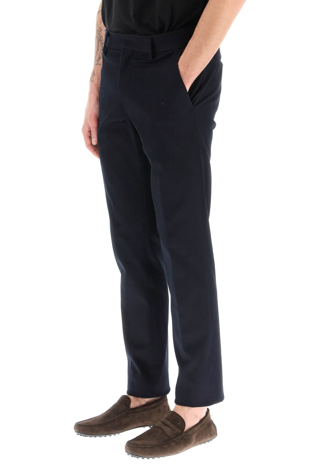 Cotton Chino Pants - Agnona - Men