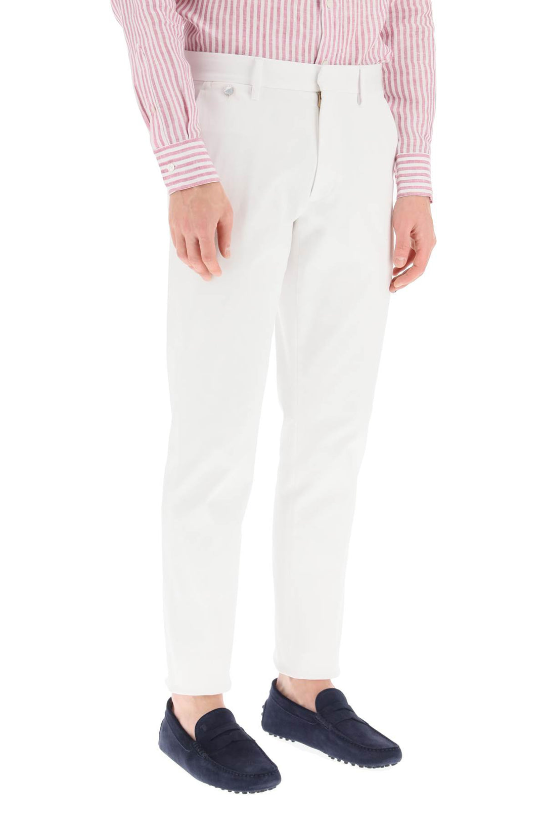 Cotton Chino Pants - Agnona - Men