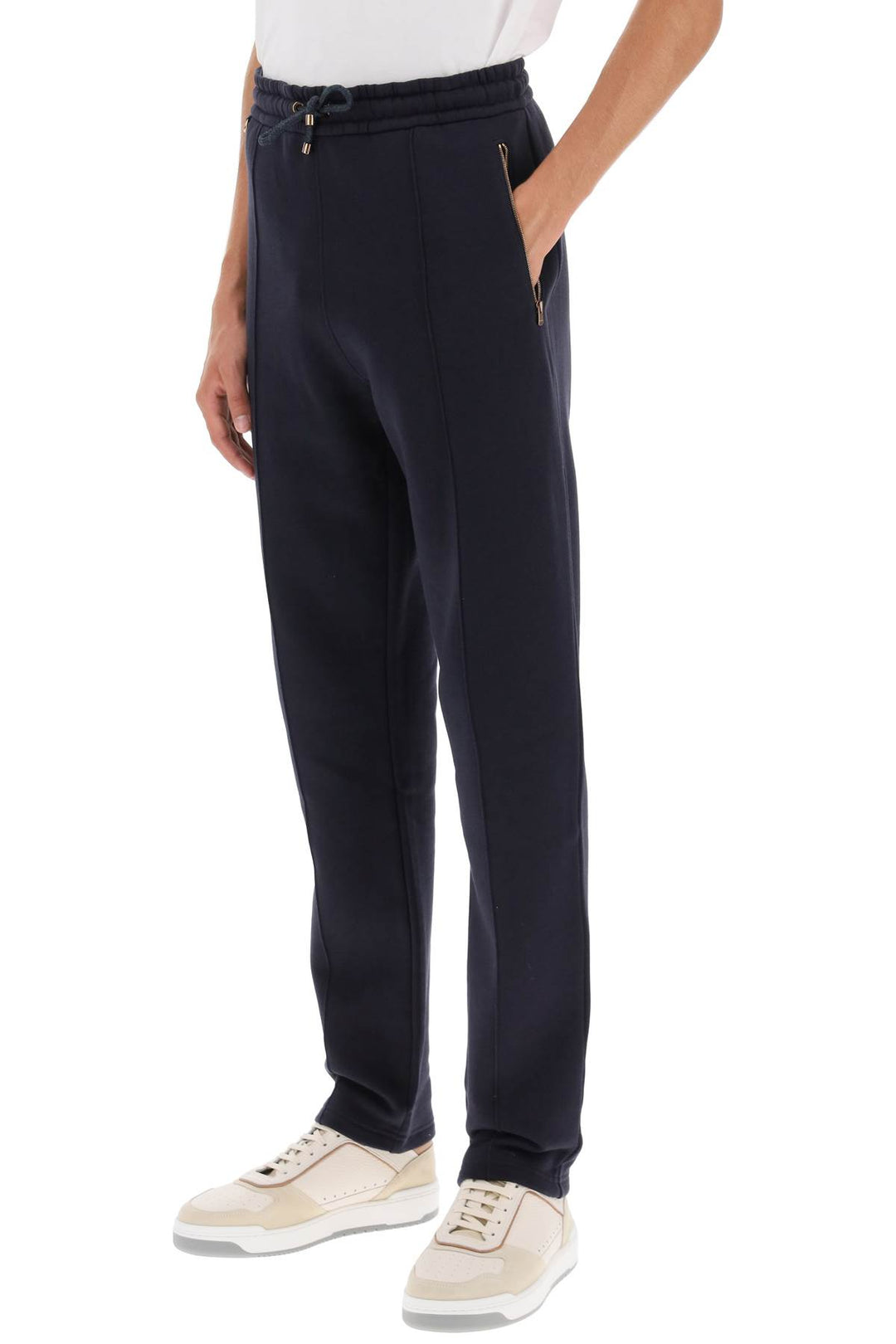 Cotton And Cashmere Joggers - Agnona - Men