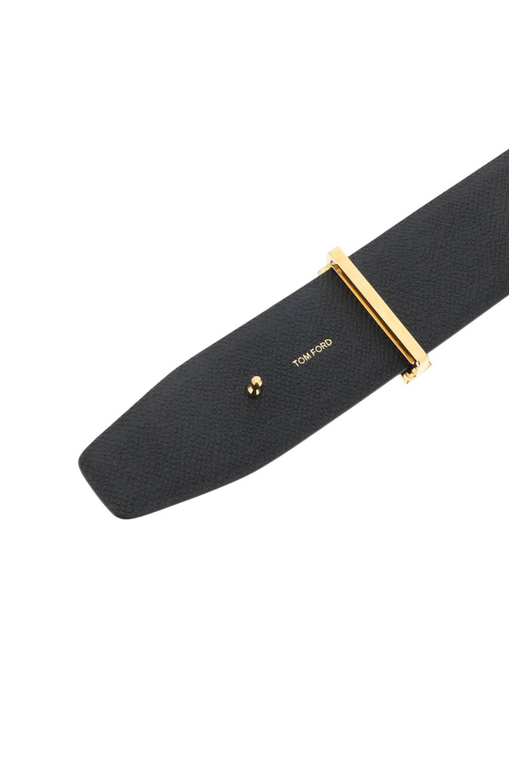 Reversible Belt With T Buckle - Tom Ford - Men