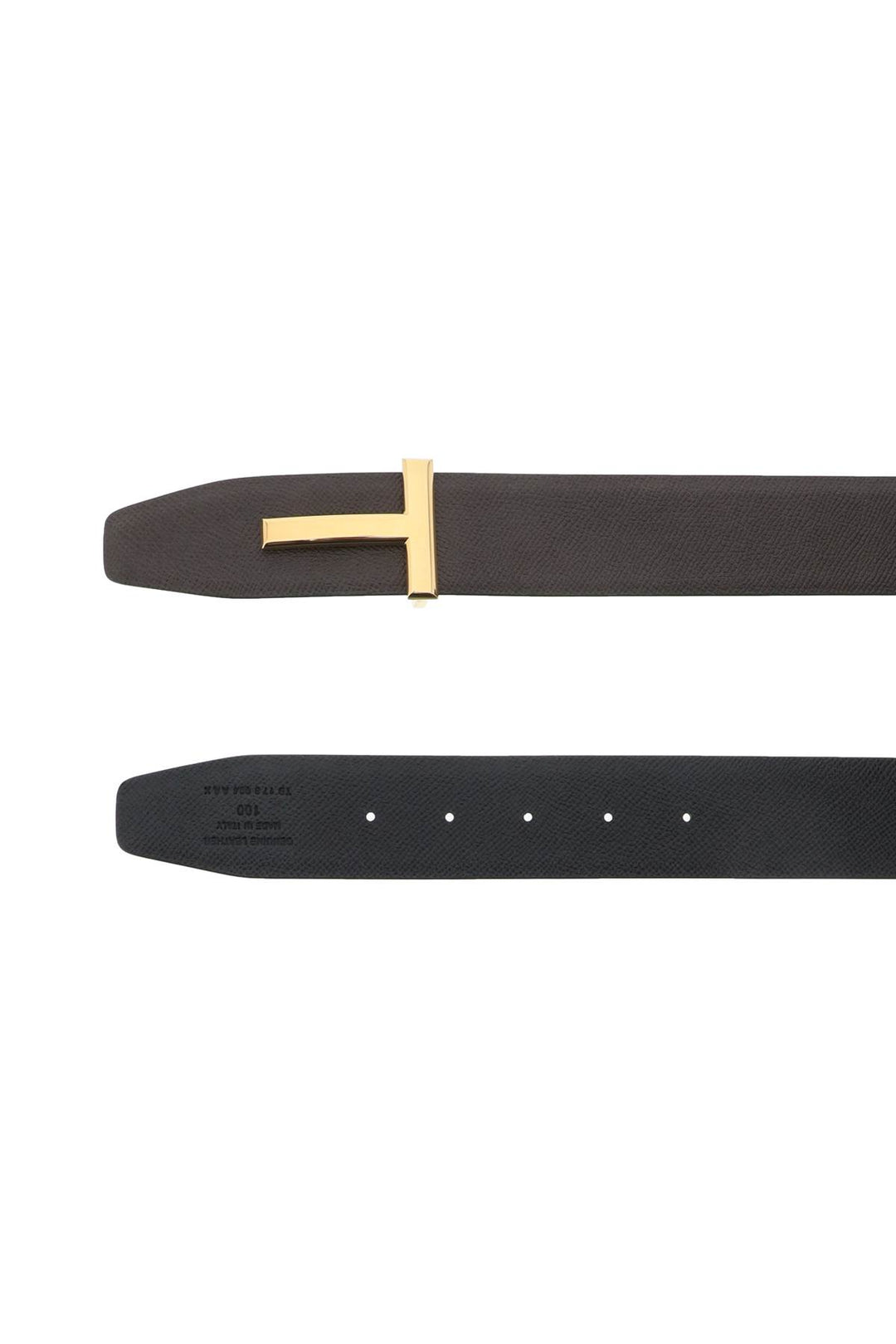 Reversible Belt With T Buckle - Tom Ford - Men