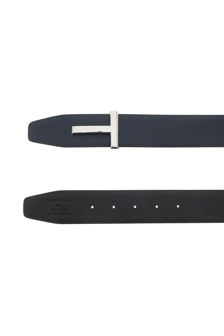 Reversible Belt With T Buckle - Tom Ford - Men