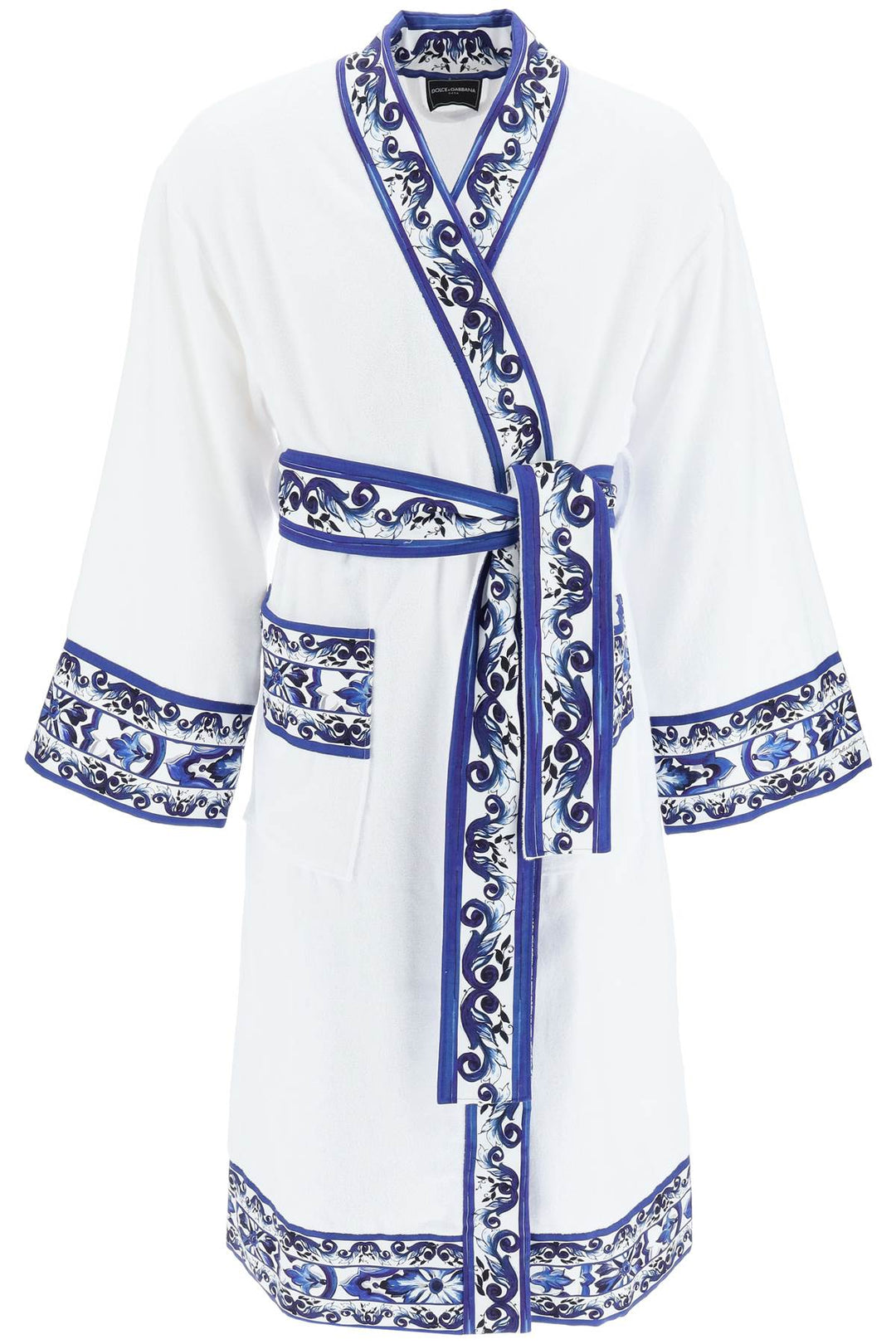 'Blu Mediterraneo' Bathrobe - Dolce & Gabbana - CLT