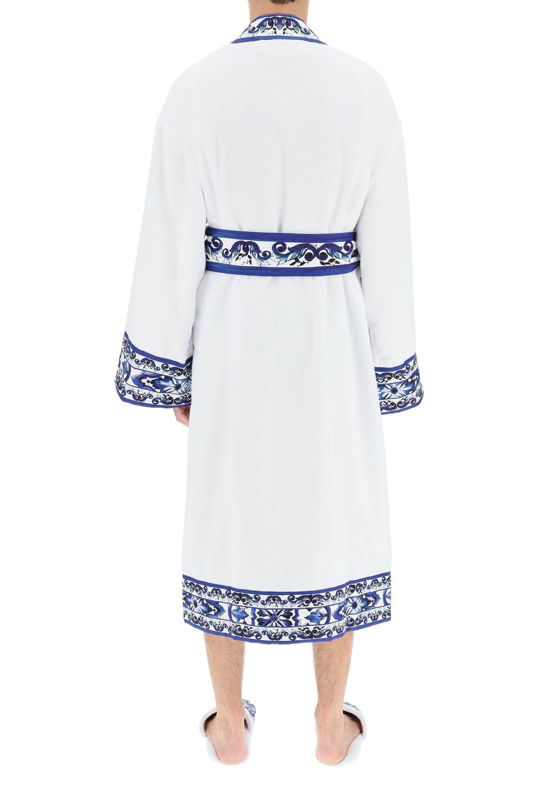 'Blu Mediterraneo' Bathrobe - Dolce & Gabbana - CLT