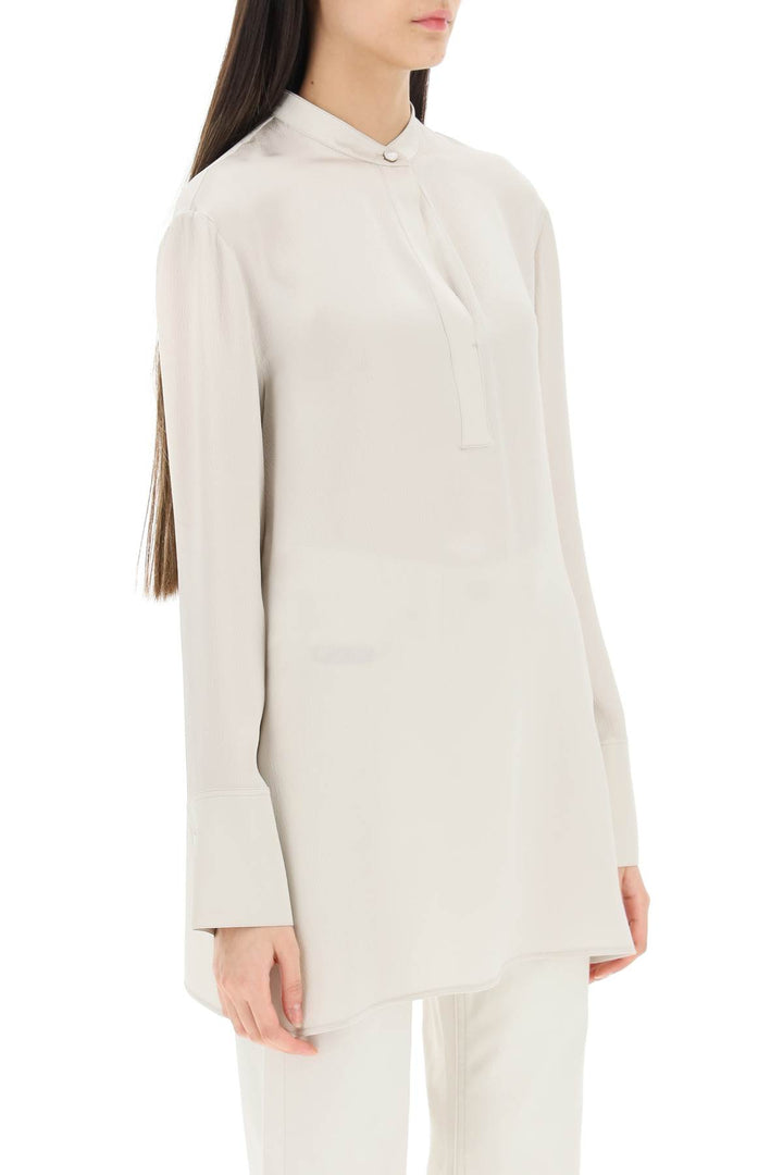 Hammered Silk Satin Blouse - Agnona - Women