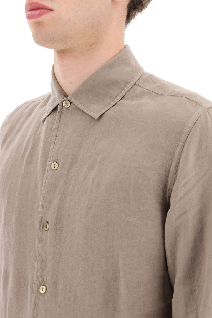 Classic Linen Shirt - Agnona - Men