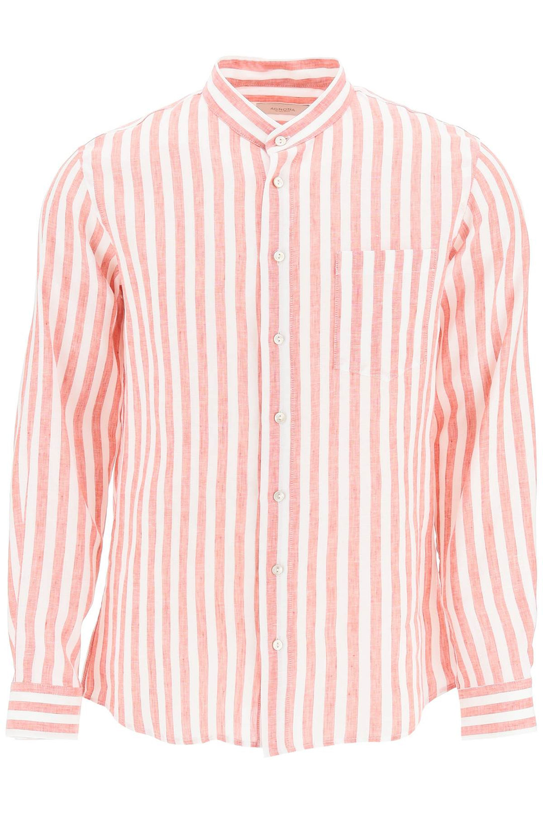 Striped Linen Shirt - Agnona - Men