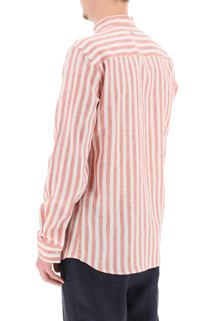 Striped Linen Shirt - Agnona - Men