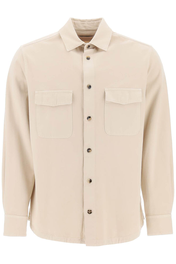 Cotton & Cashmere Shirt - Agnona - Men