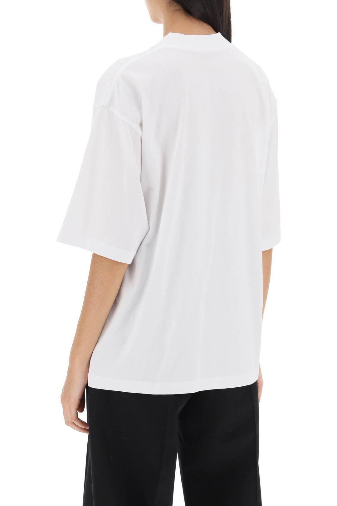 Wavy Logo Oversized T Shirt - Marni - Women