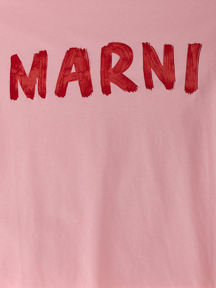 Logo Print T-Shirt Pink