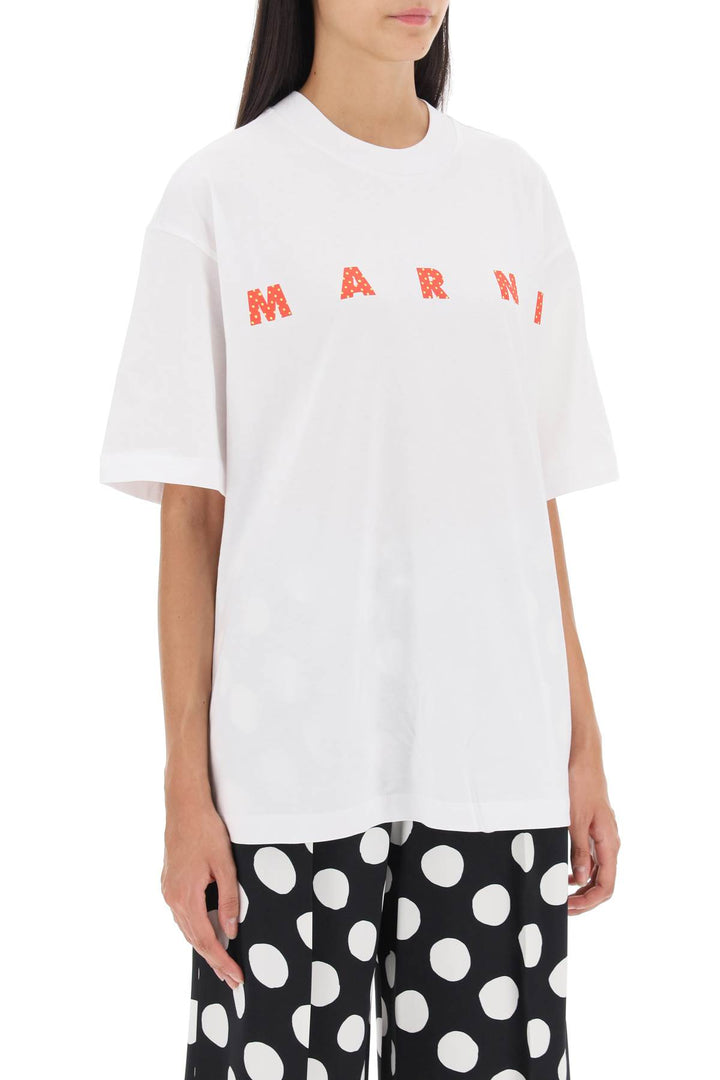 Logo Print T Shirt - Marni - Women